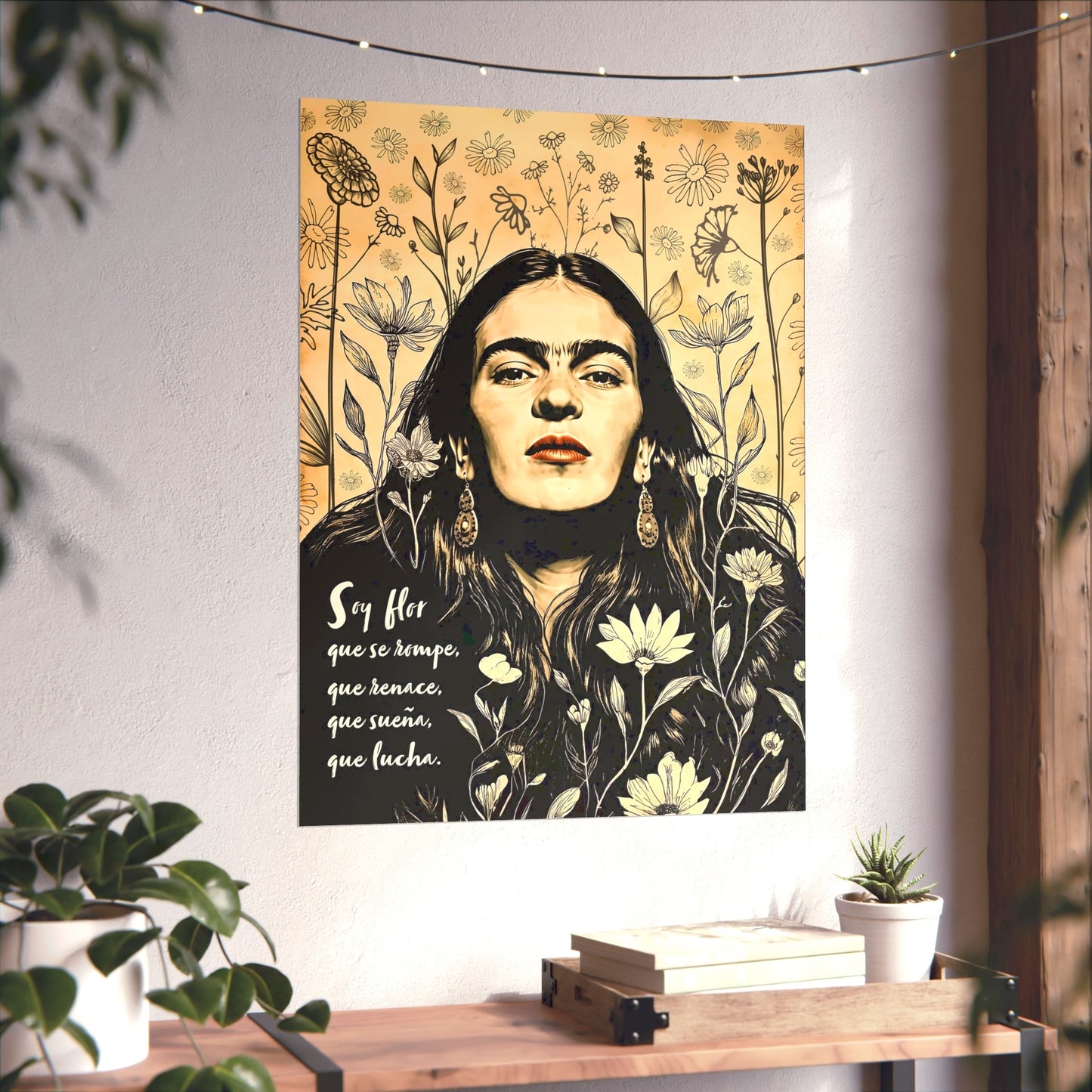 Feminist Frida‑Inspired Fine Art Print - Poster