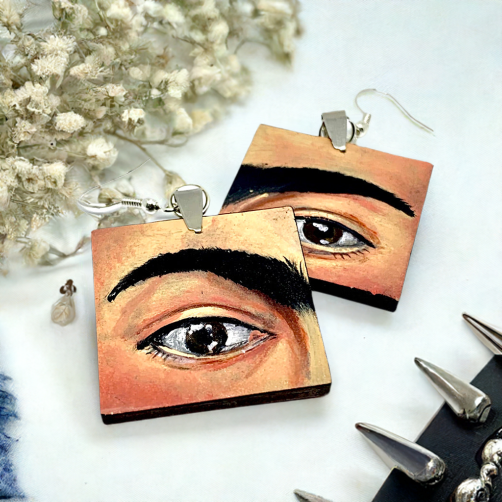 Frida Kahlo Eye-Brows Earrings