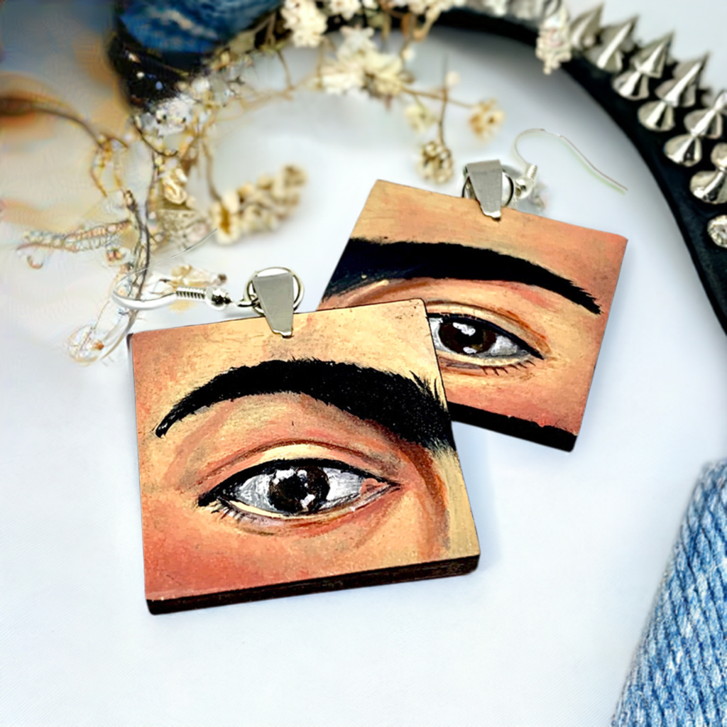 Frida Kahlo Eye-Brows Earrings