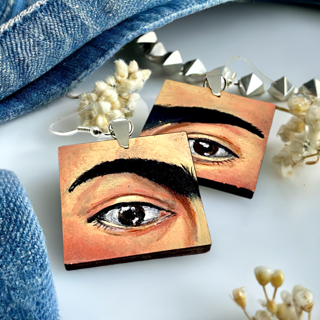 Frida Kahlo Eye-Brows Earrings