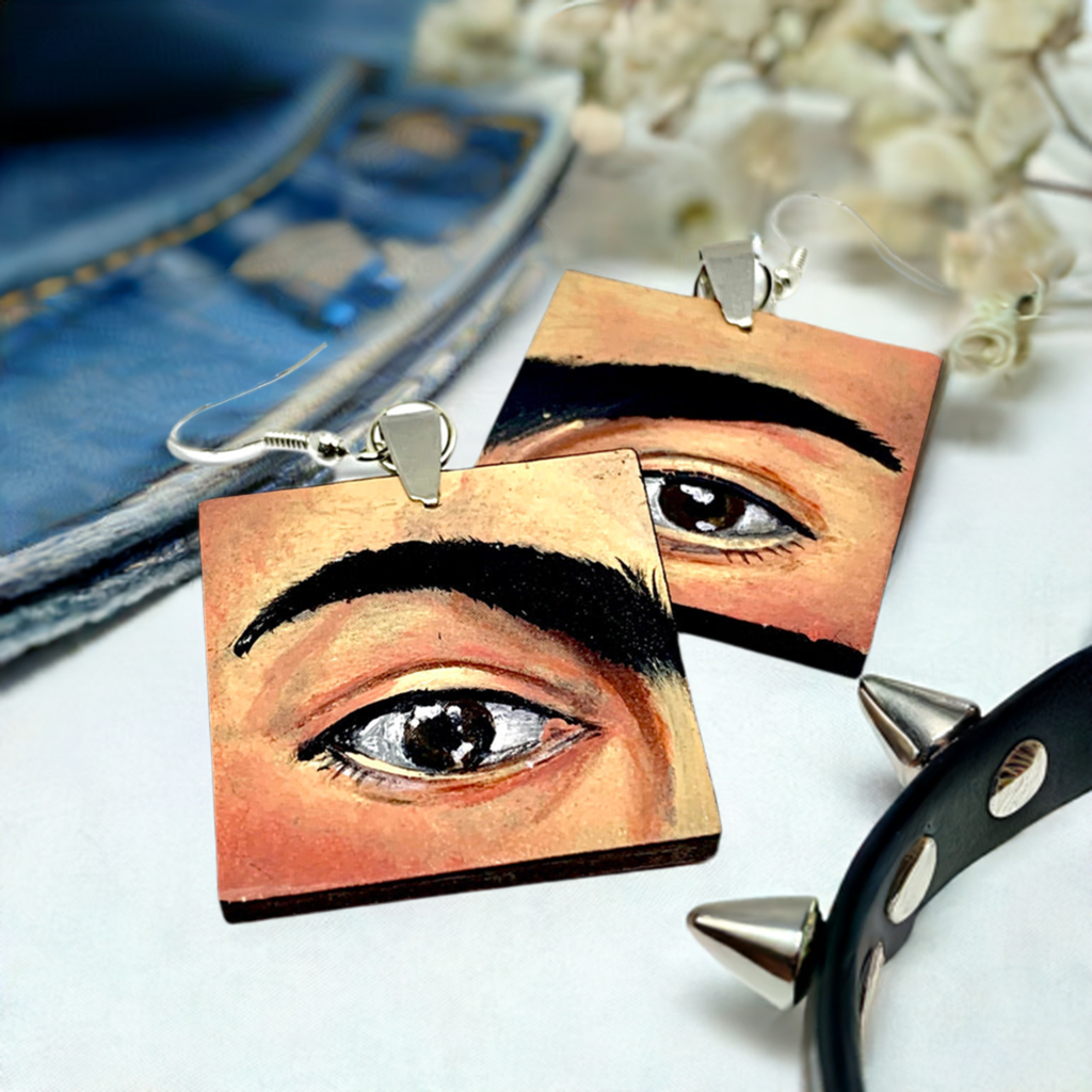 Frida Kahlo Eye-Brows Earrings