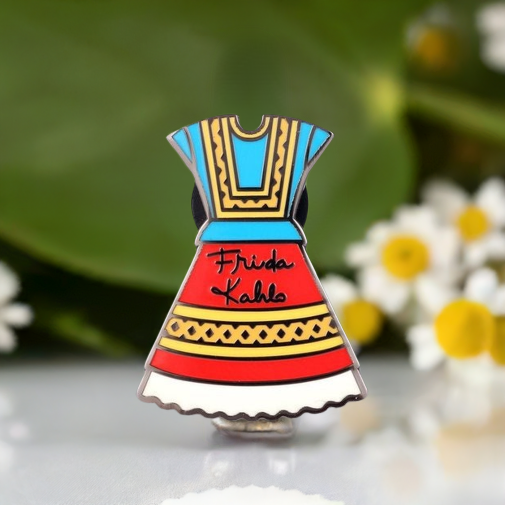Frida Kahlo Dress Enamel Pin. Frida fnas gift. Fridamaniacs. Fridalovers. Fridamania