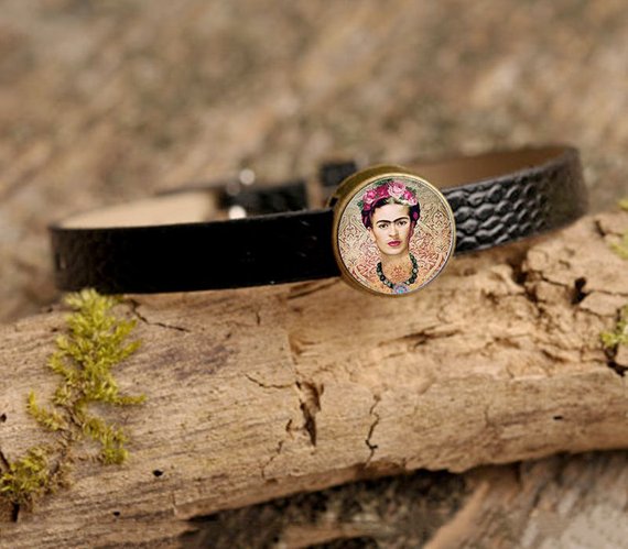 Frida Inspired Leather Bracelet Set