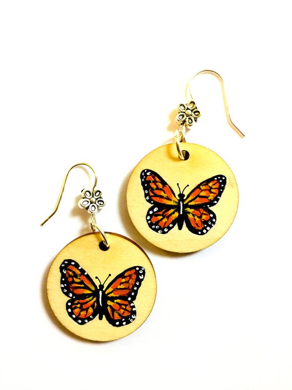 Frida Kahlo Earrings, mexican jewelry