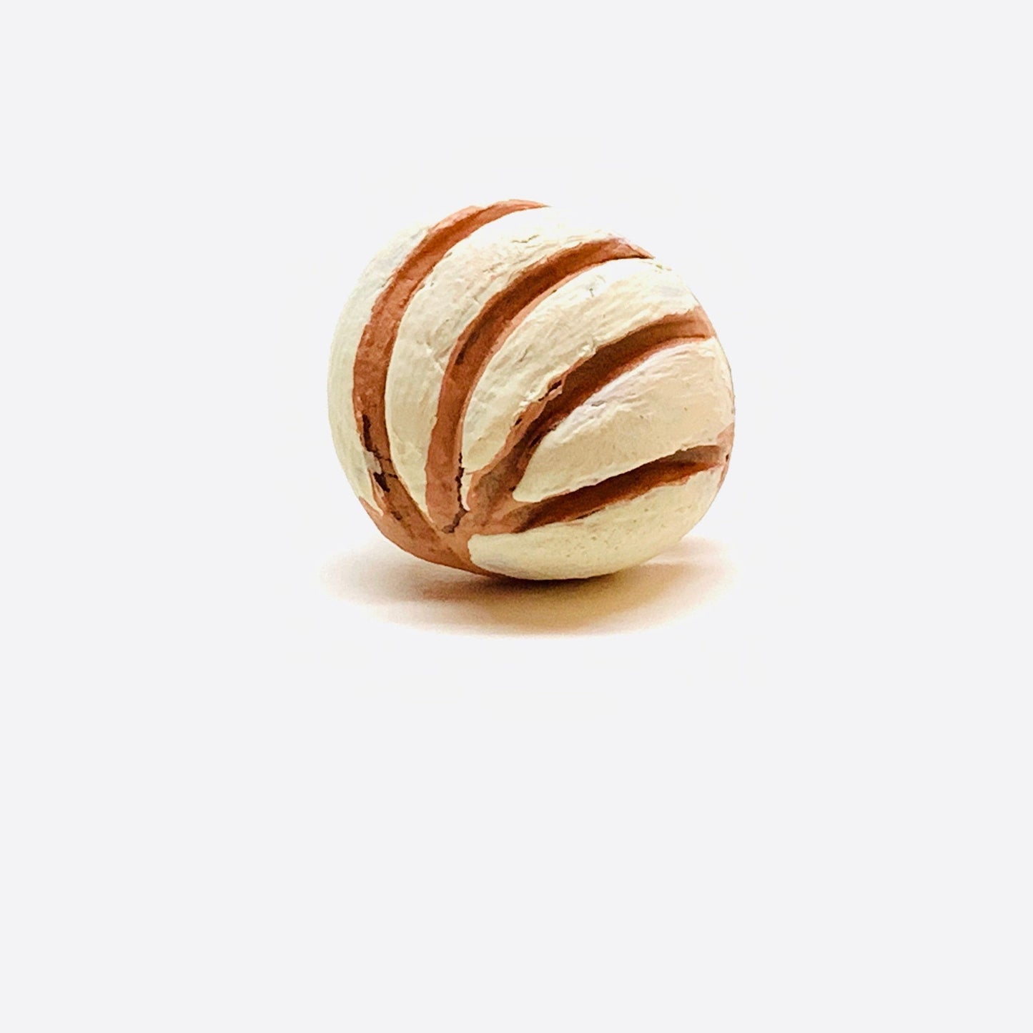 Exquisite Vanilla Concha Stud Earrings Clay Jewelry Mexico Folk ArtWear Girls & Women Fashion Birhtday Gift Idea Conchitas Trendy Claywelry