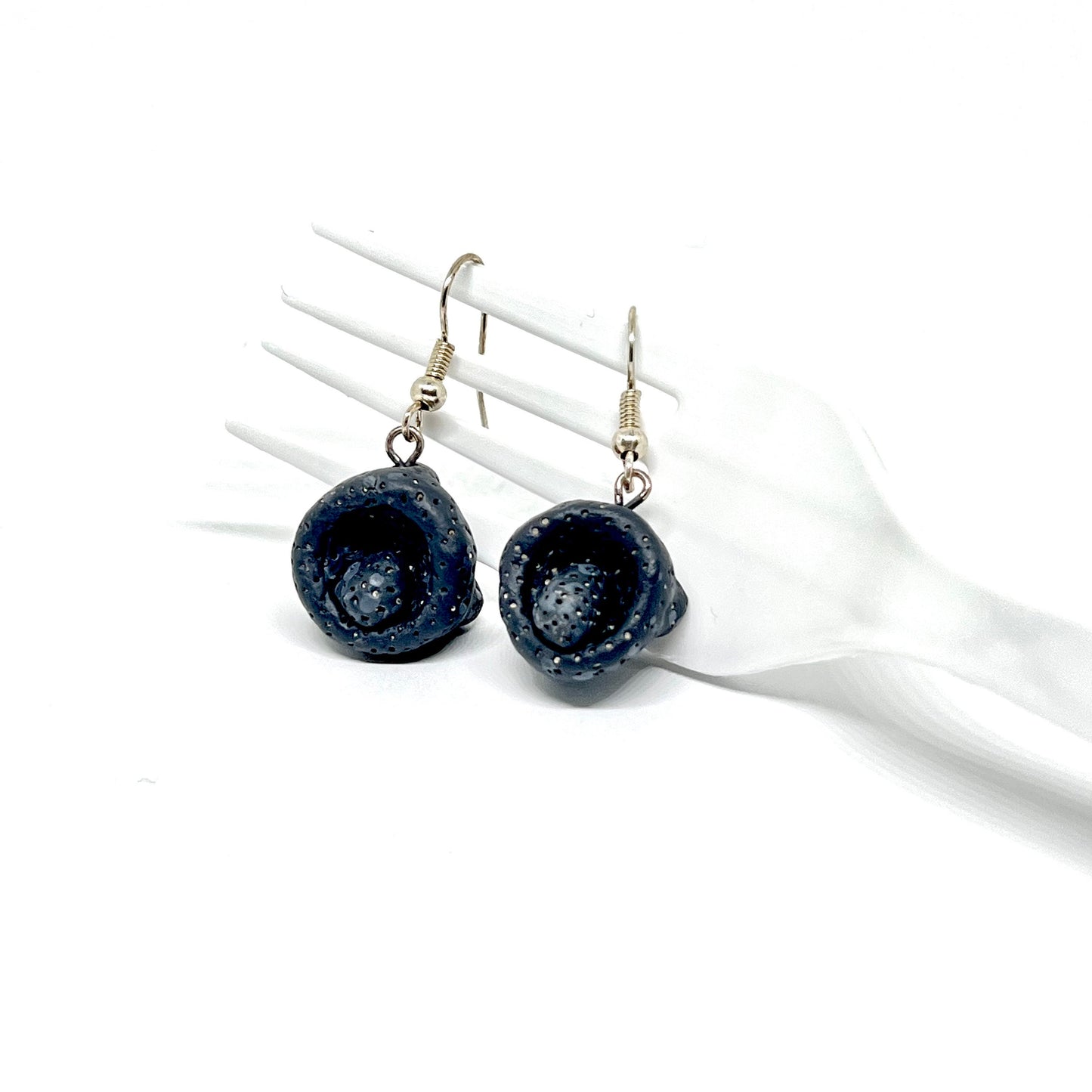 Mexican Stone Grinder Clay Earrings Molcajete Traditional Mortar Handmade Hand Painted Clay Jewelry Mexico Folk Art Women Girls Drop Dangle