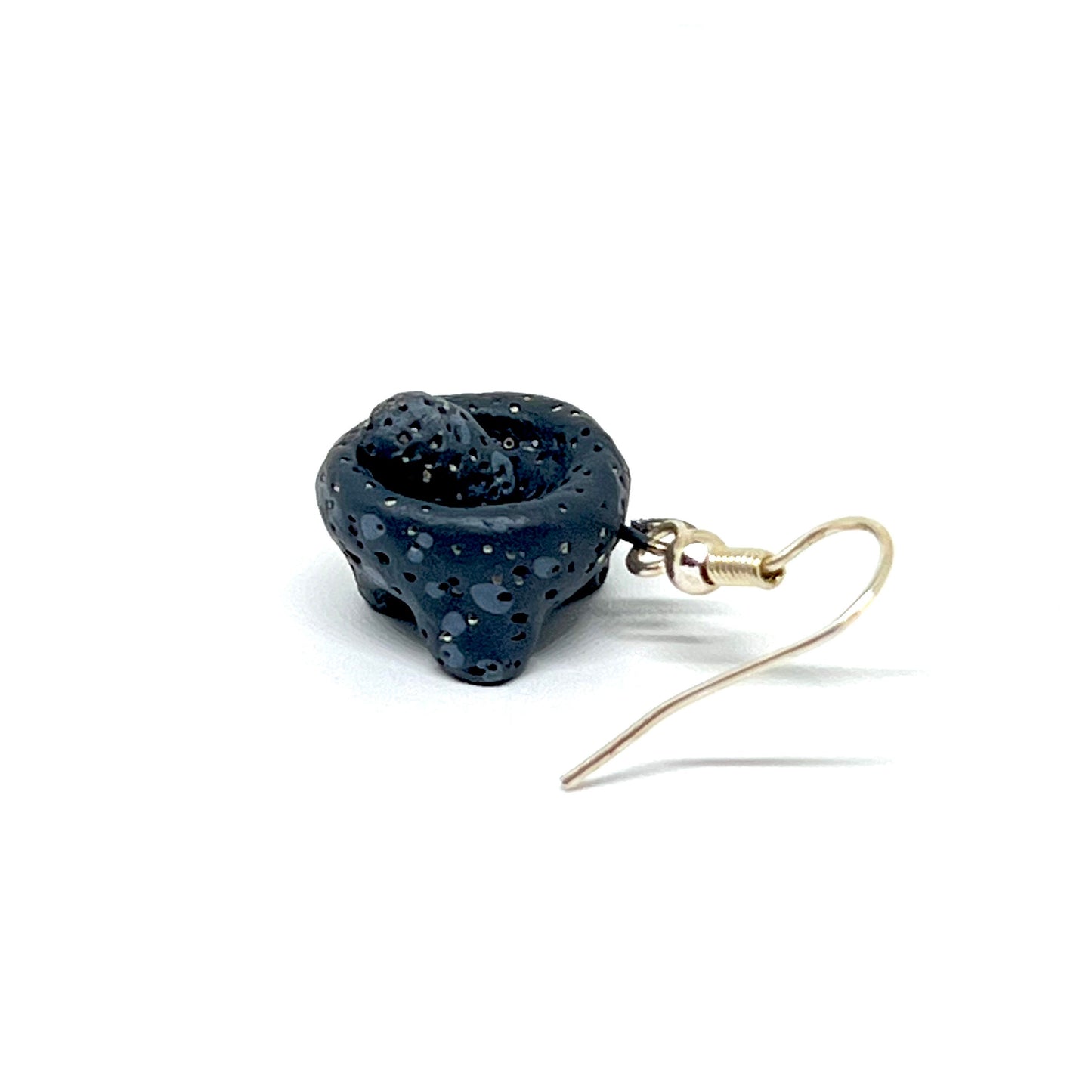 Mexican Stone Grinder Clay Earrings Molcajete Traditional Mortar Handmade Hand Painted Clay Jewelry Mexico Folk Art Women Girls Drop Dangle