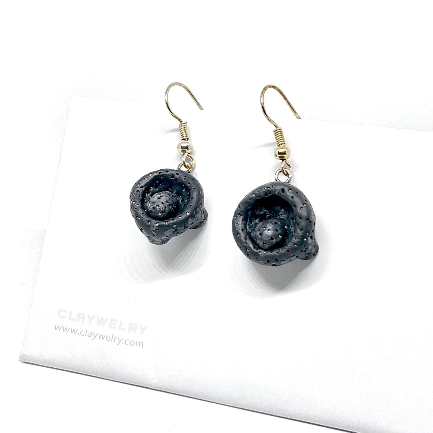 Mini Mexican Molcajete Earrings Clay Jewelry Artisan Mexico Folk Art Stone Mortar Grinder Food Jewelry Miniature Women and Girls Gift Latina