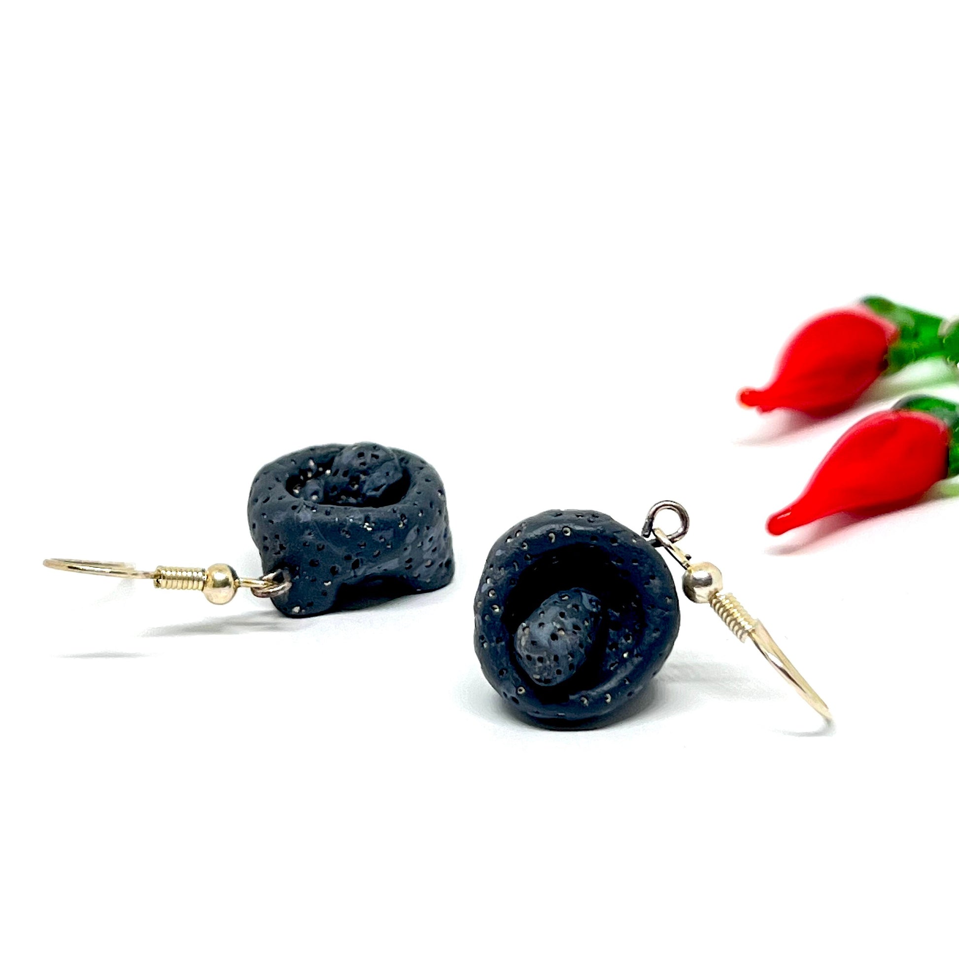 Mini Mexican Molcajete Earrings Clay Jewelry Artisan Mexico Folk Art Stone Mortar Grinder Food Jewelry Miniature Women and Girls Gift Latina