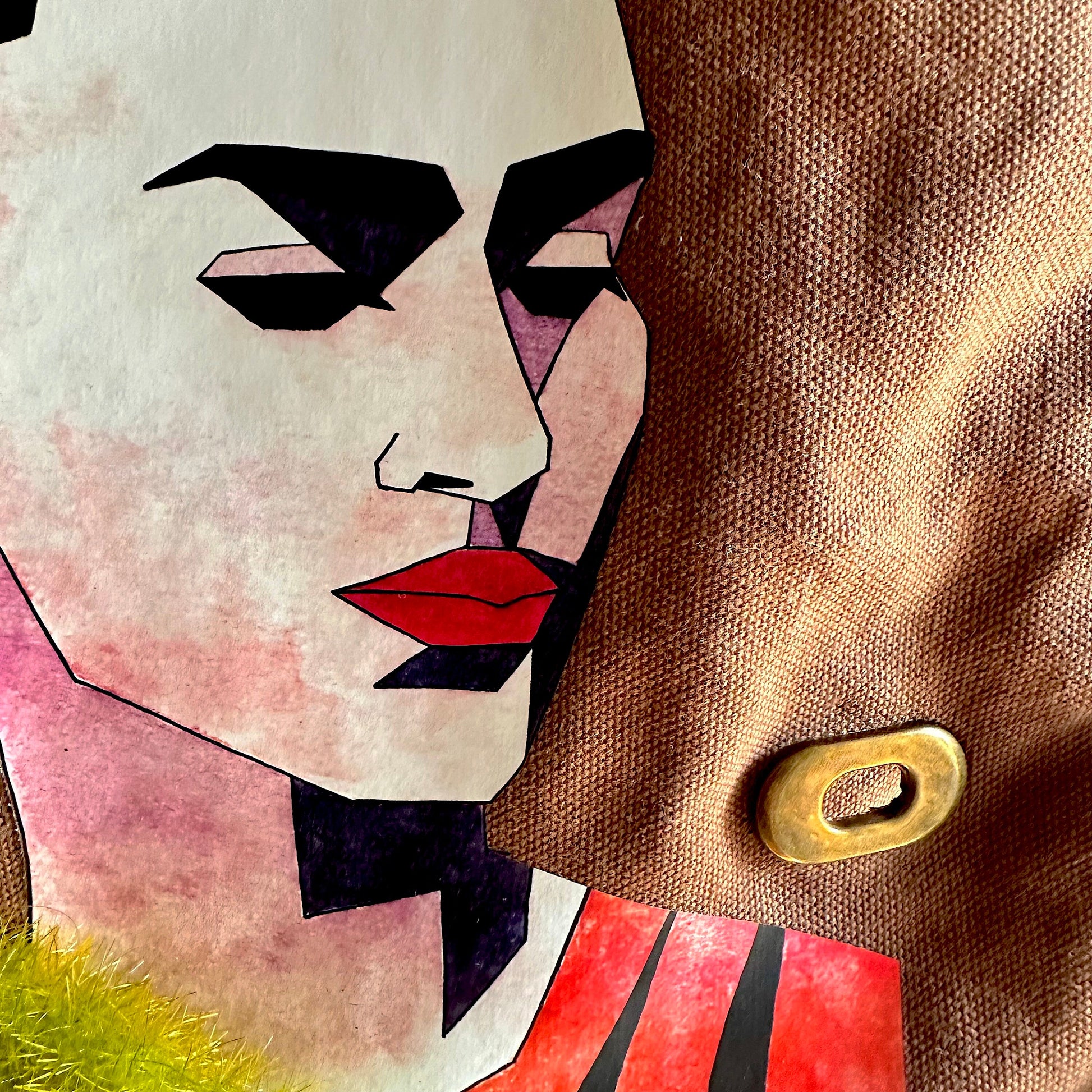Frida Inspired Bag Crossbody Shoulder Messenger Bag Brown Java Earthtones Soft Canvas Urban Fashion Girls Gift Fridalovers