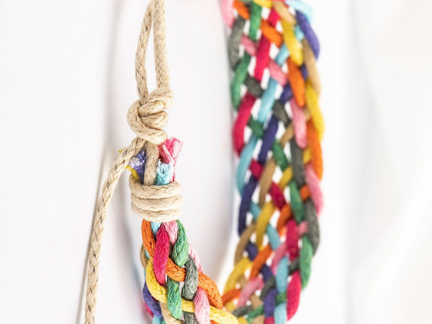 Colorful Braided Wristband Bracelet Adjustable Woven Cotton Rope Young Girls Gift Spring Summer Fashion Casual Outfit Mexico Colors Pulsera