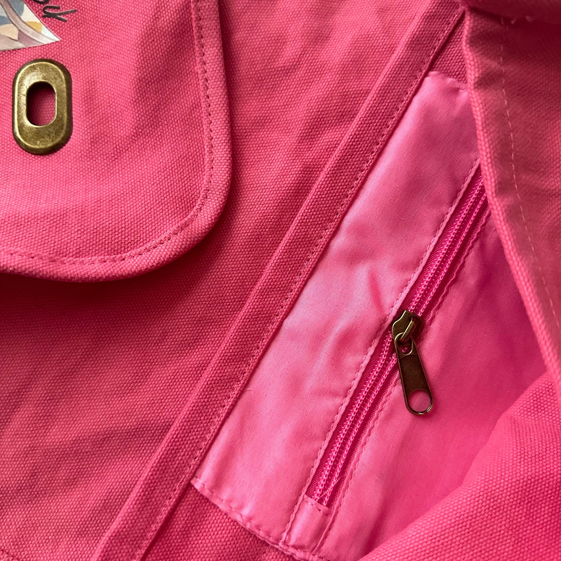 Enchanting Frida Inspired Pink Soft Canvas Crossbody Shoulder Strap Bag Mexican Artist Portrait Woman Girl Casual Fashion Birthday Gift Idea