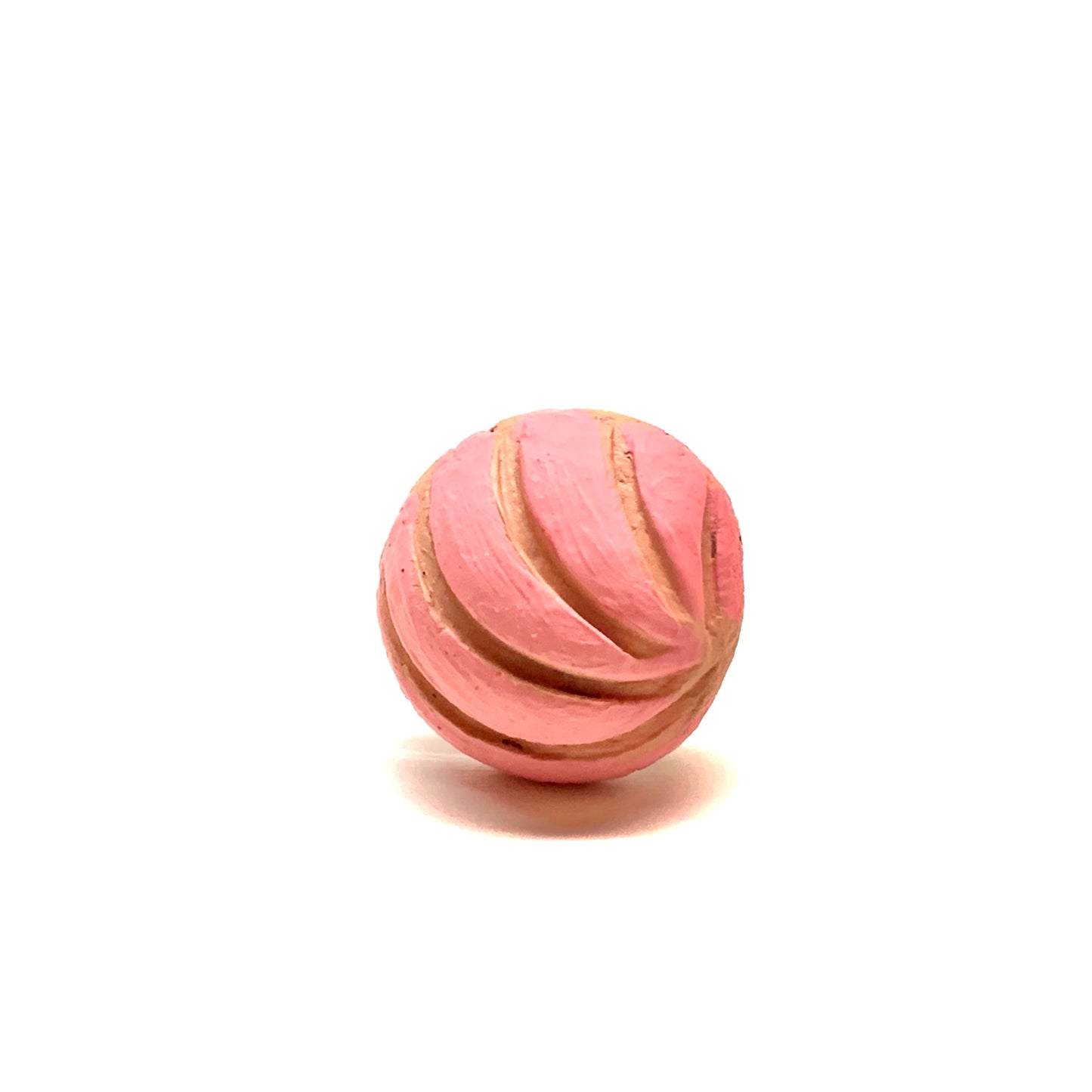 Pink concha clay stud earrings. Mexican pan dulce sweet bread food jewelry. Strayberry. Mexico folk art. Aretes para mujer hechos a mano. Handmade Frida Kahlo inspired pendants