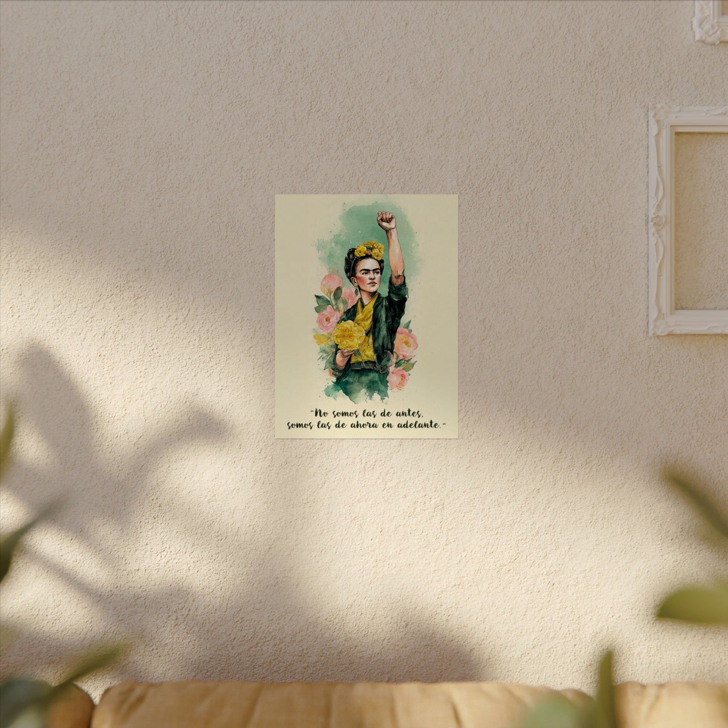 Frida Inspired Feminist Art Print Empowerment Wall Art