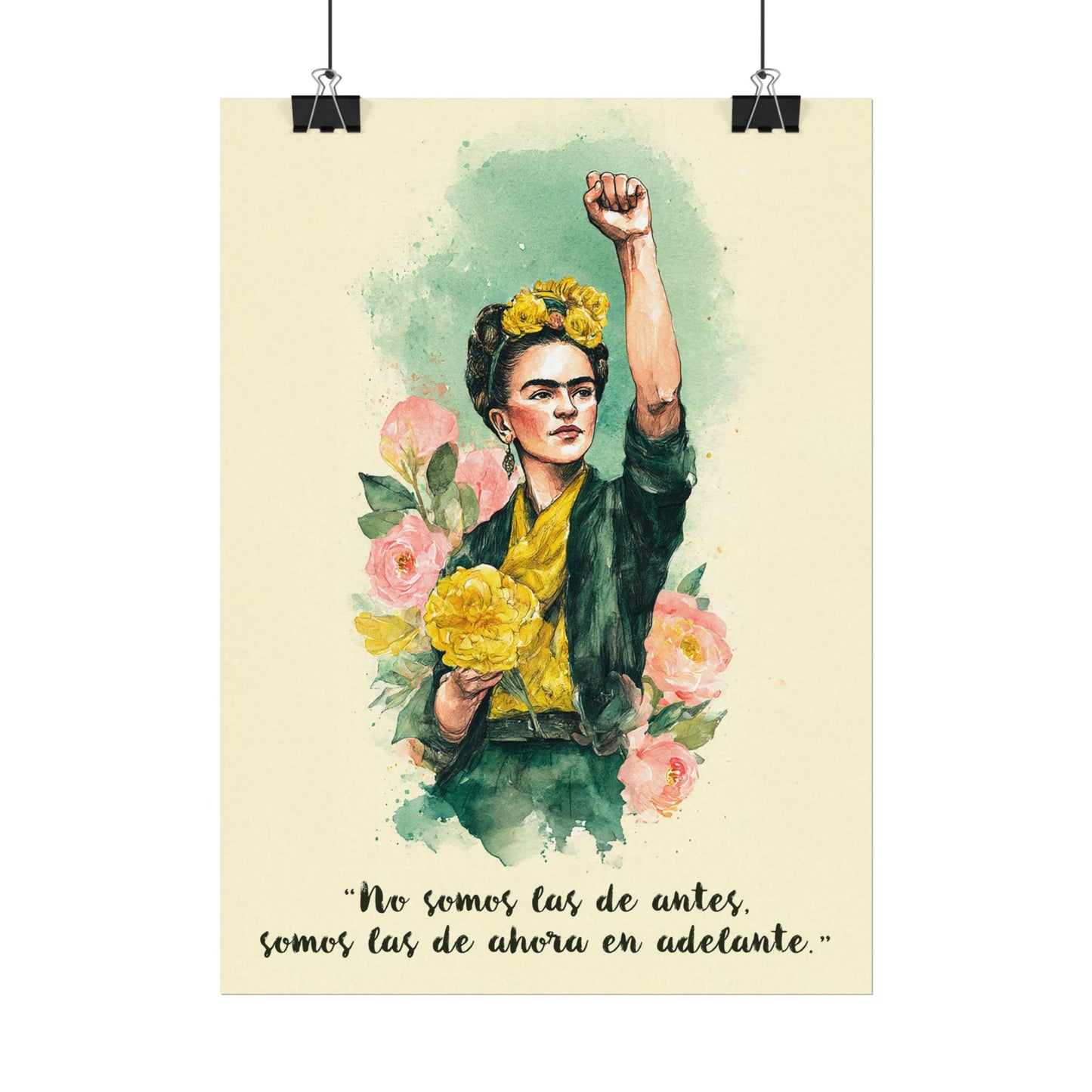 Frida Inspired Feminist Art Print Empowerment Wall Art