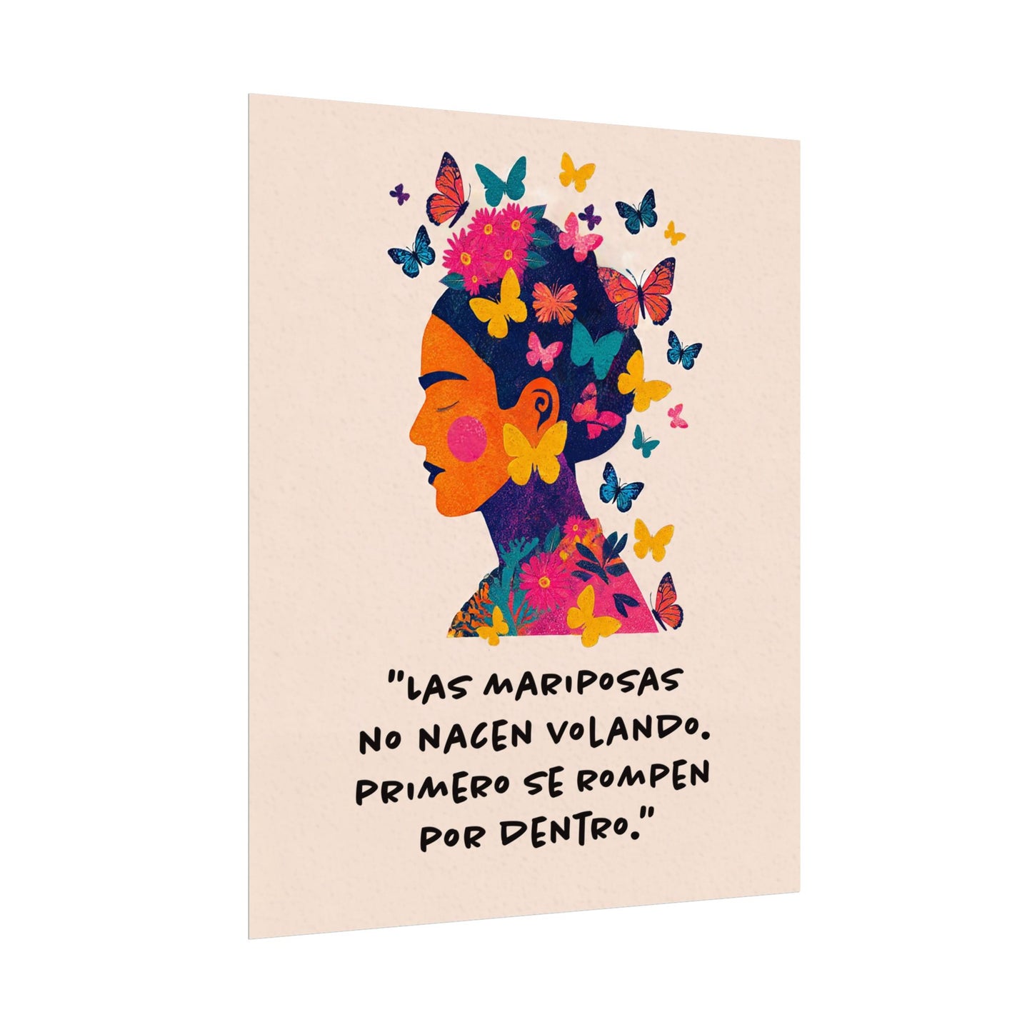 Frida Kahlo Butterfly Wall Art Print