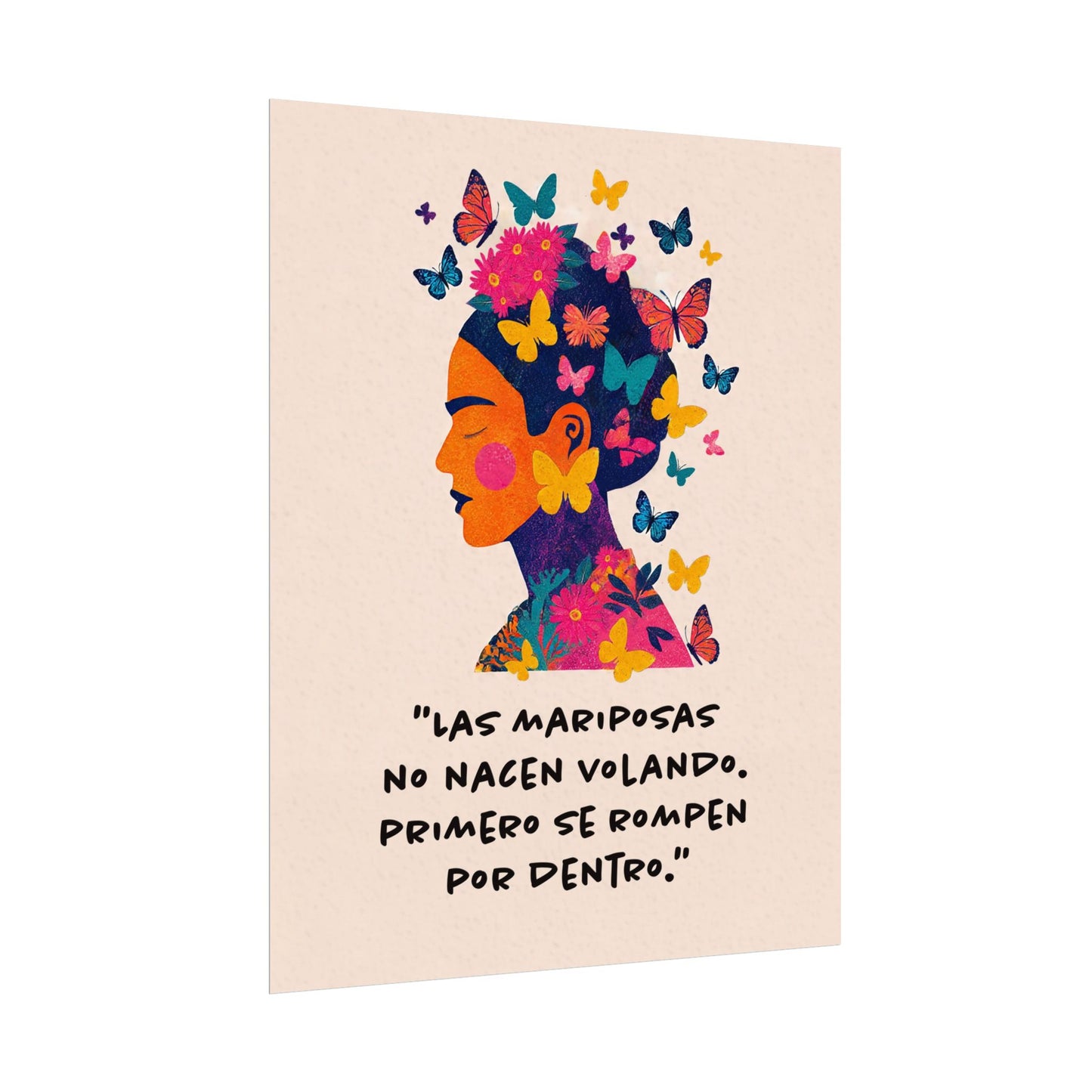 Frida Kahlo Butterfly Wall Art Print