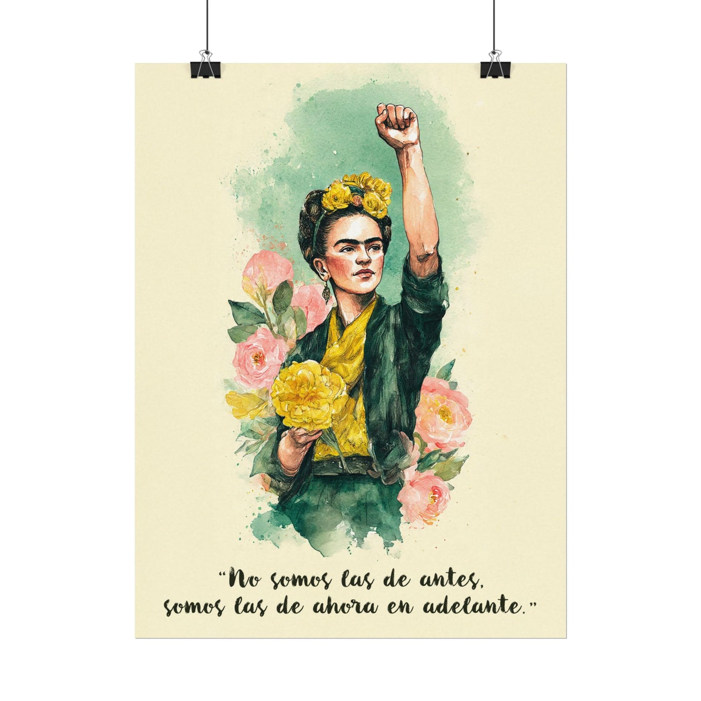 Frida Inspired Feminist Art Print Empowerment Wall Art