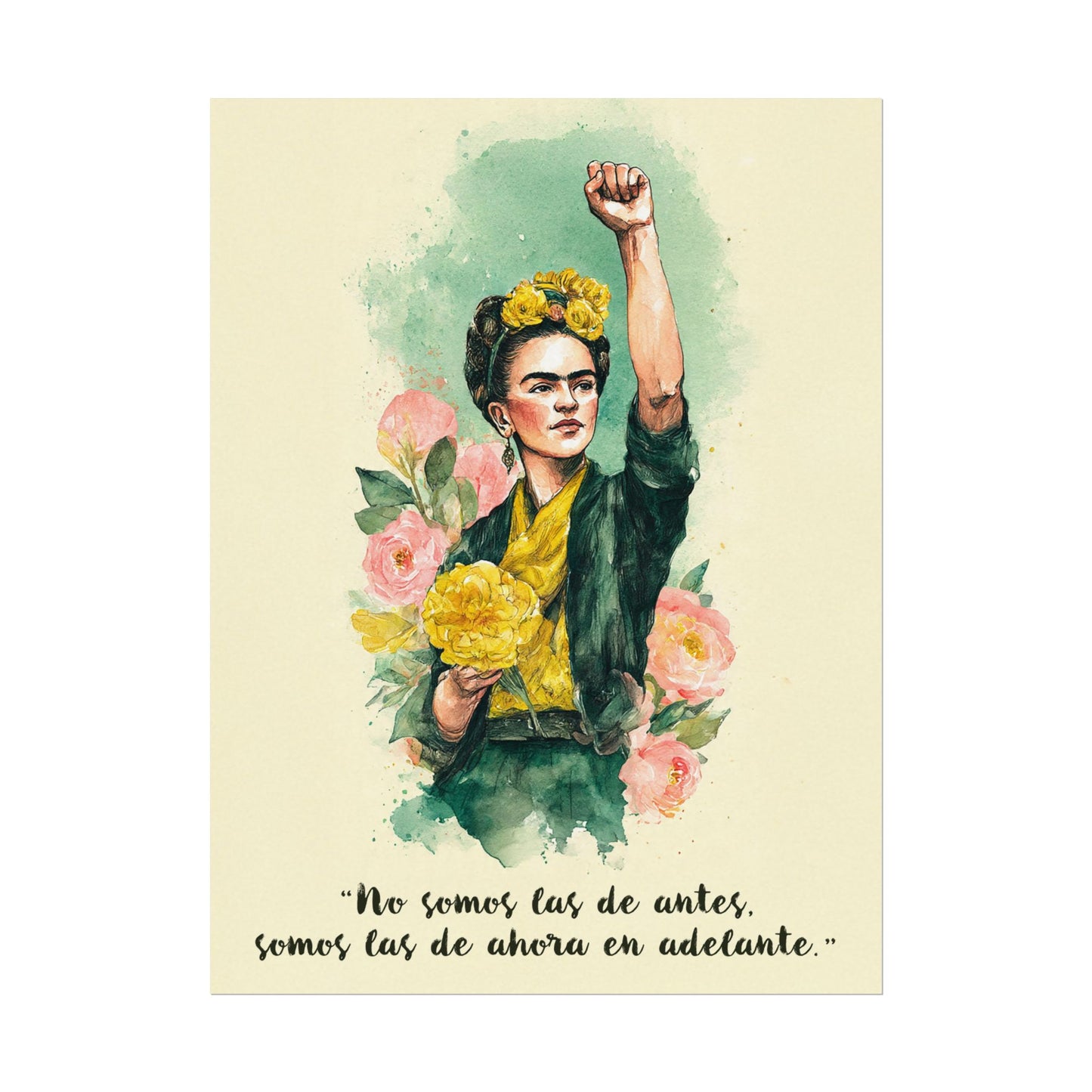 Frida Inspired Feminist Art Print Empowerment Wall Art