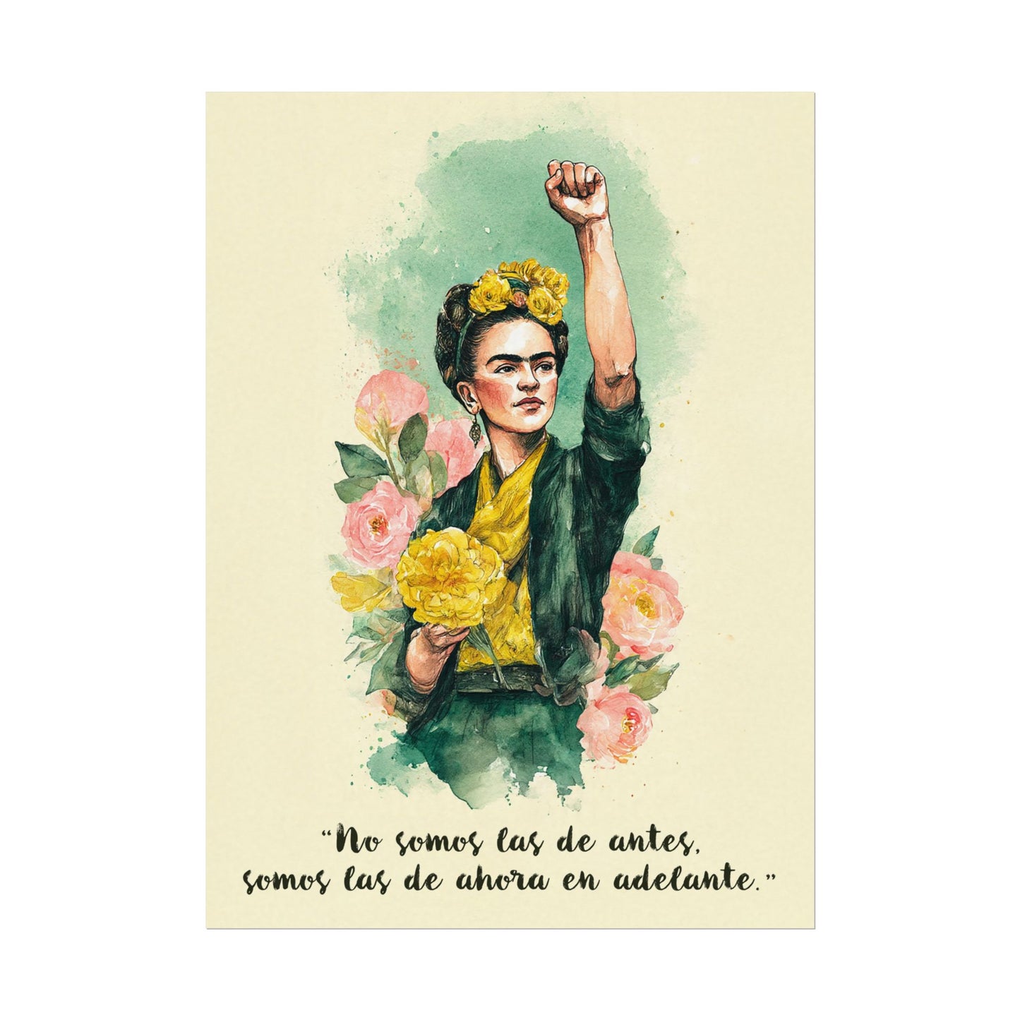 Frida Inspired Feminist Art Print Empowerment Wall Art