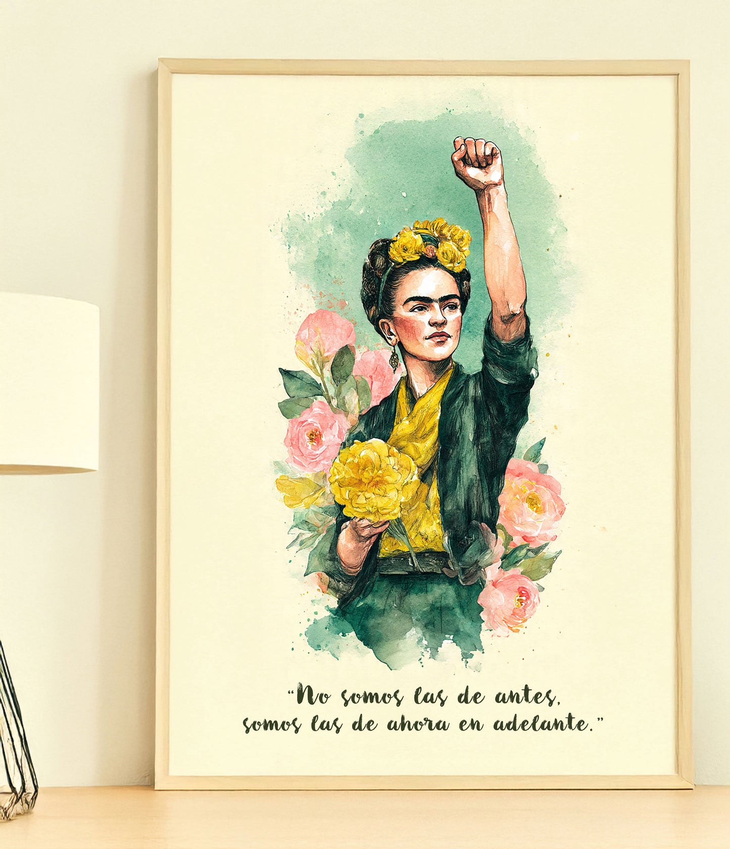 Frida Inspired Feminist Art Print Empowerment Wall Art