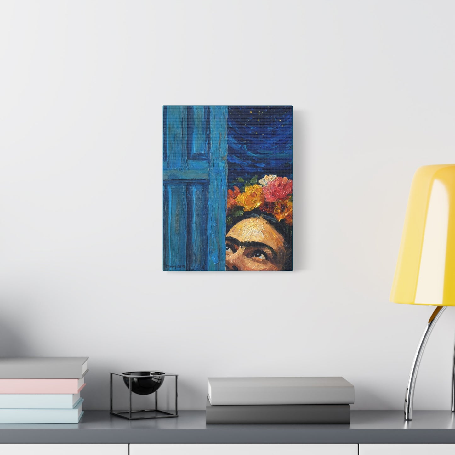 Frida Kahlo-Inspired Matte Canvas Art Print