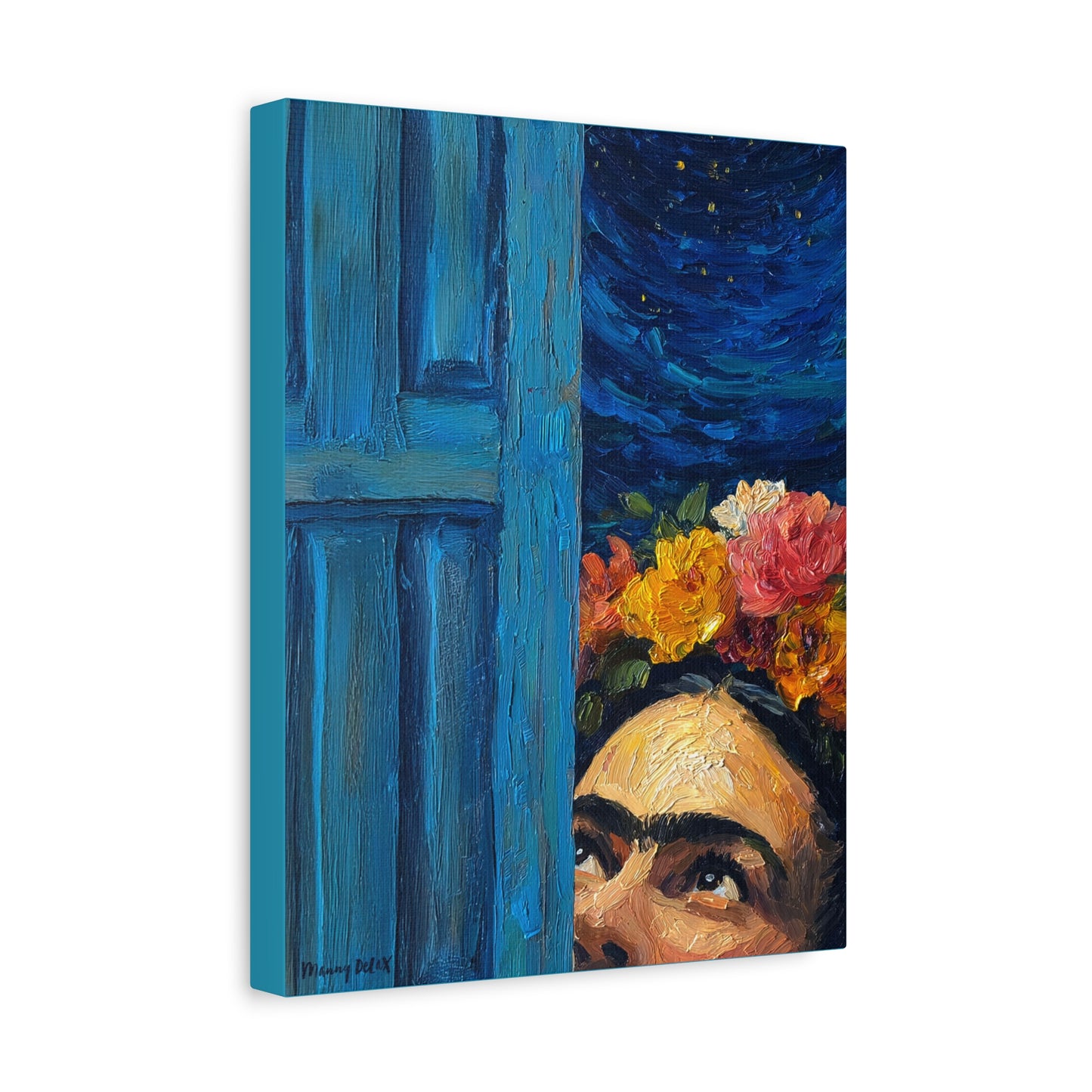 Frida Kahlo-Inspired Matte Canvas Art Print
