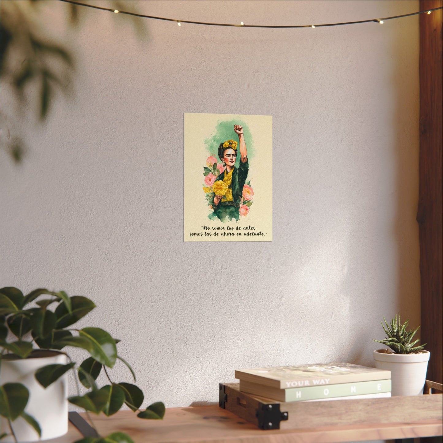 Frida Inspired Feminist Art Print Empowerment Wall Art