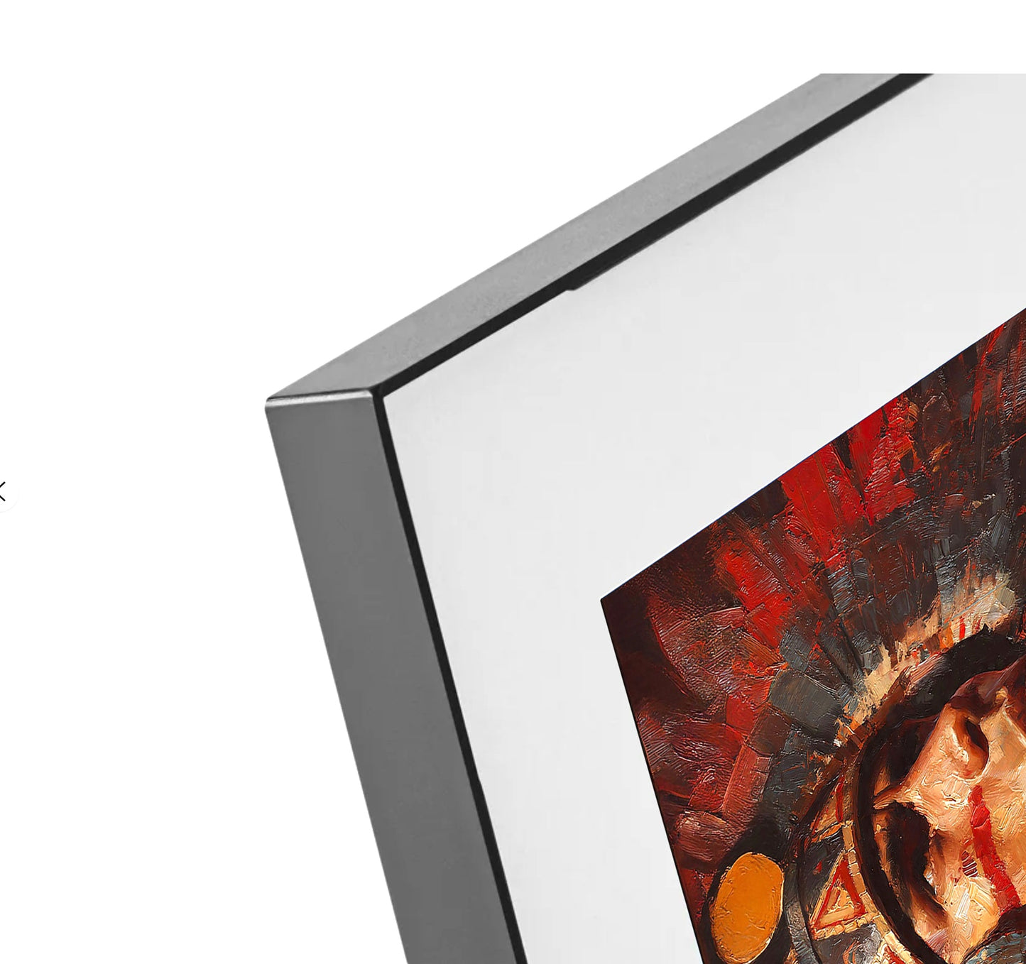 Framed Aztec Warrior Art Print: Salute to the Sun (11 x 14 inches)