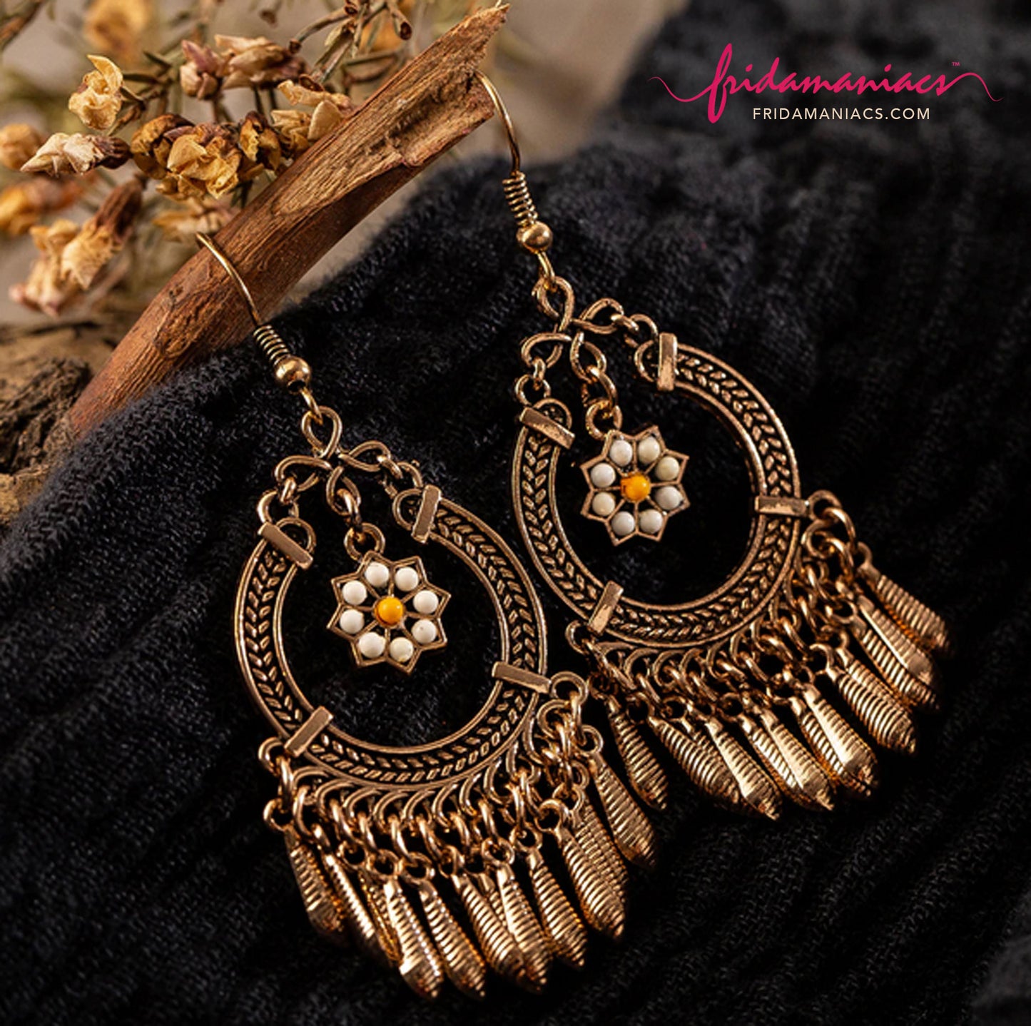 Daisy Soul - Mexican Chandelier Style Boho Earrings