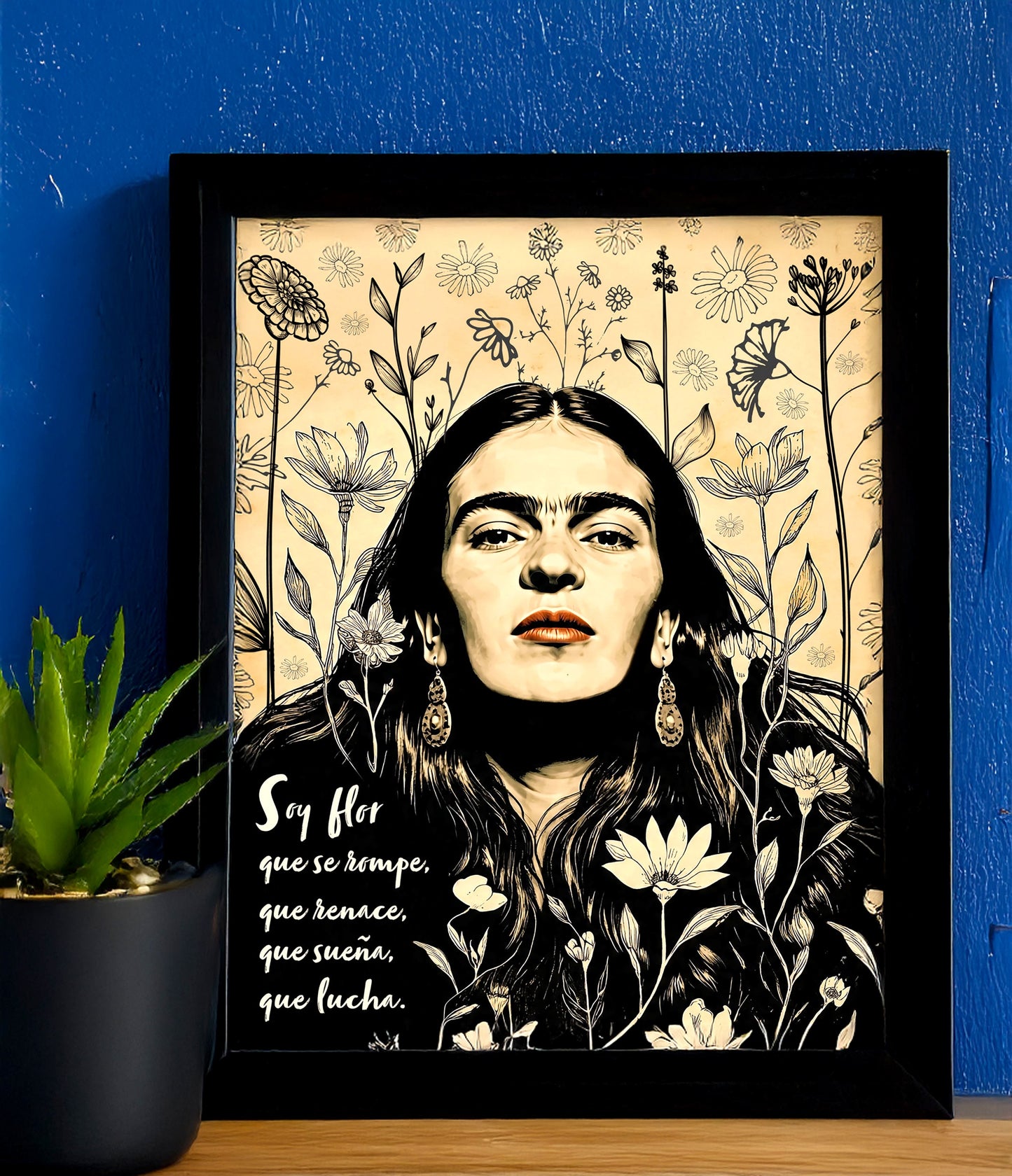 Feminist Frida‑Inspired Fine Art Print - Poster