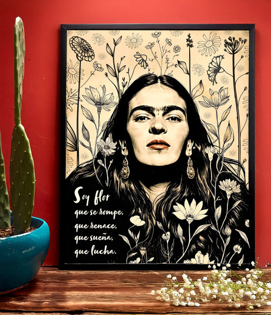 Feminist Frida‑Inspired Fine Art Print - Poster
