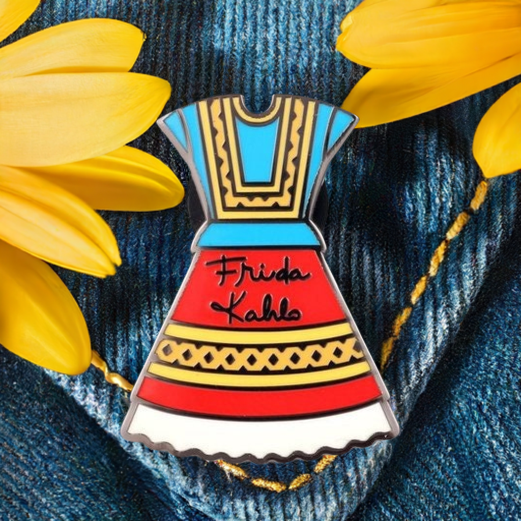 Frida Kahlo Dress Enamel Pin. Frida fnas gift. Fridamaniacs. Fridalovers. Fridamania