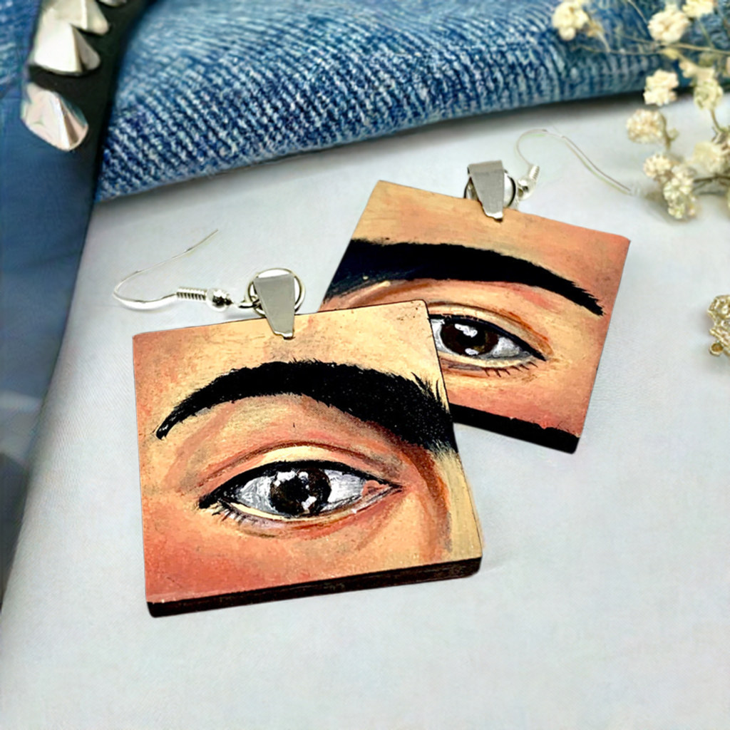 Frida Kahlo Eye-Brows Earrings
