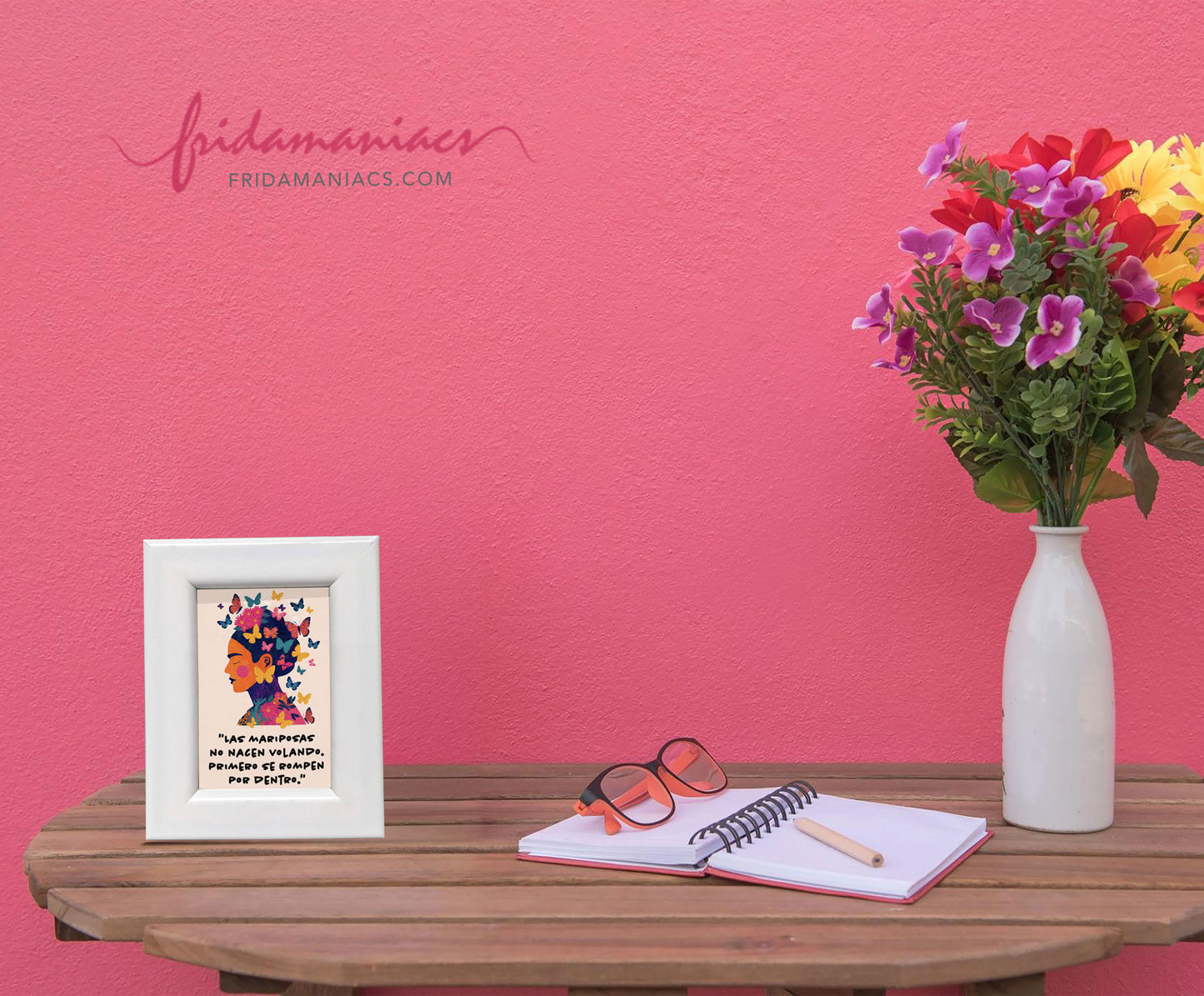 Mini Framed Butterfly Inspirational Art Print
