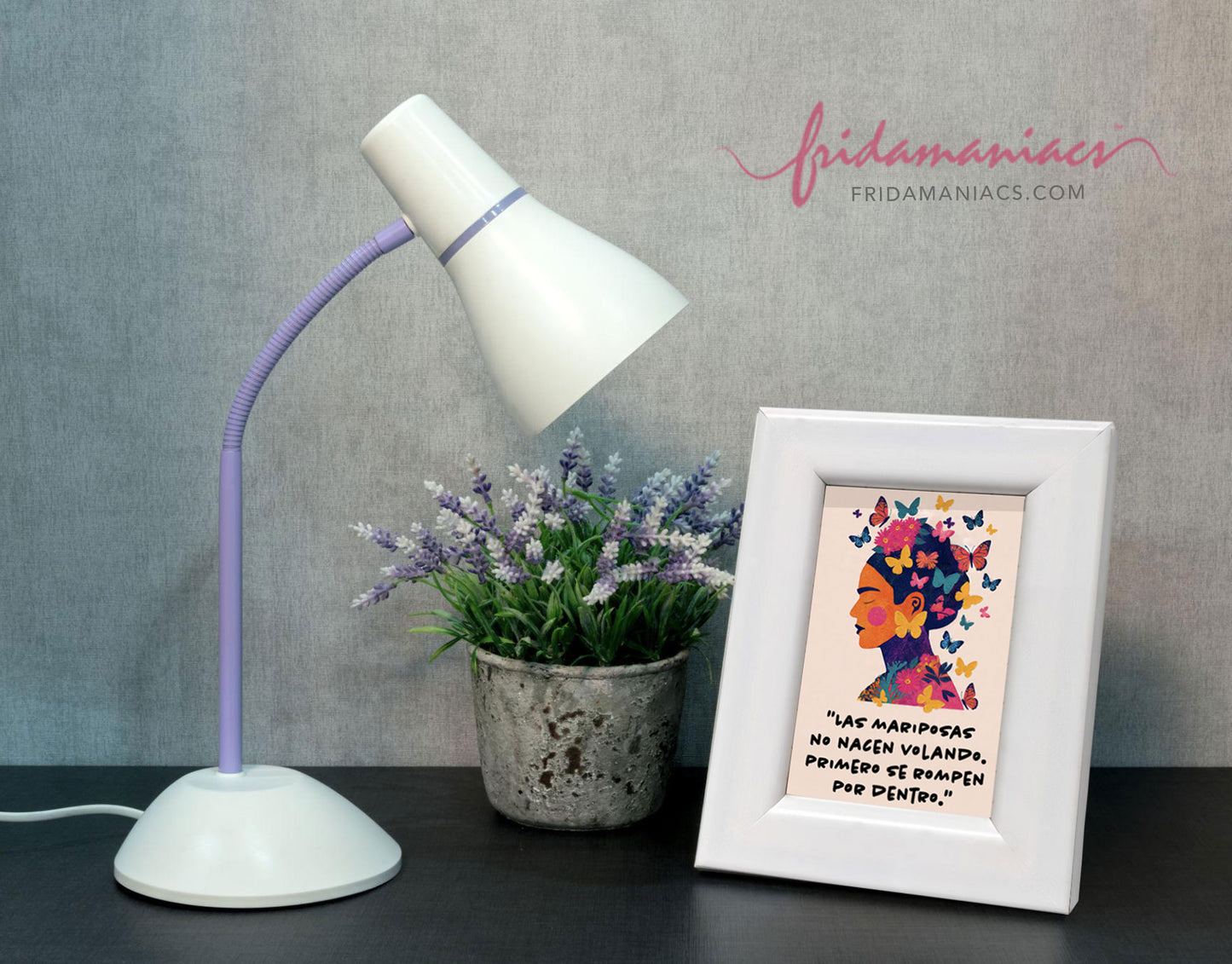 Mini Framed Butterfly Inspirational Art Print