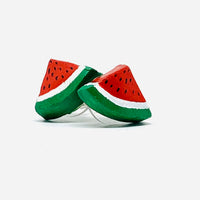Watermelon Clay Earrings