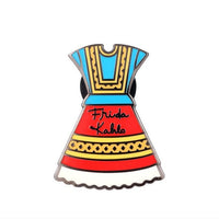 Frida Kahlo Dress Pin