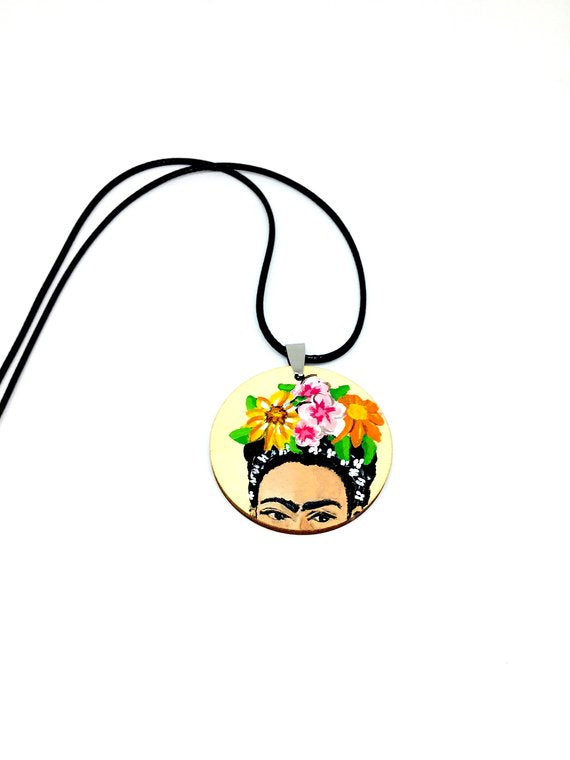 Handcrafted & Handpainted Frida Kahlo inspired jewelry & Accessories