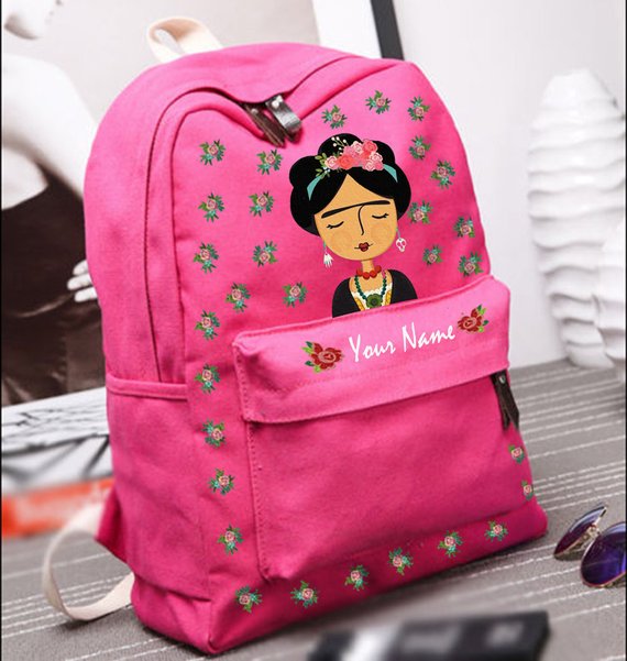 Personalized Frida Kahlo Bag - Frida Backpack