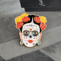 Mexican Jewelry - Frida Kahlo Pin 