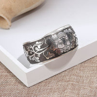 Frida Silver Floral Bracelet