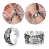 Frida Silver Floral Bracelet