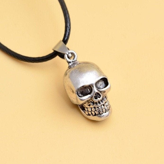 Skull Necklace & Pendant, Silver Skull Pendant, Skull Jewelry, Mexican Inspired Jewelry, Sugar Skull, Men Jewelry, Day of the Dead, Calavera